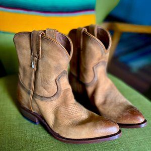 Frye Billy Short Boots Cowboy Western Rugged